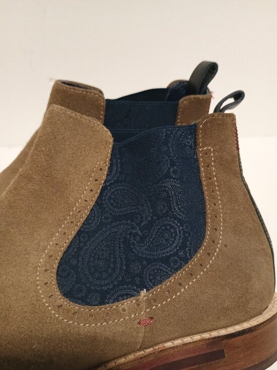 Ted Baker London Secaint Taupe Suede Chelsea Ankle Boots Men’s 9.5 US 42.5 EU main image 7